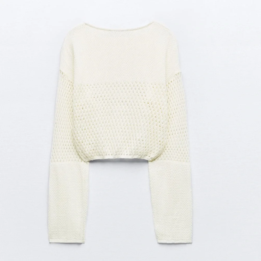 Crochet top sweater